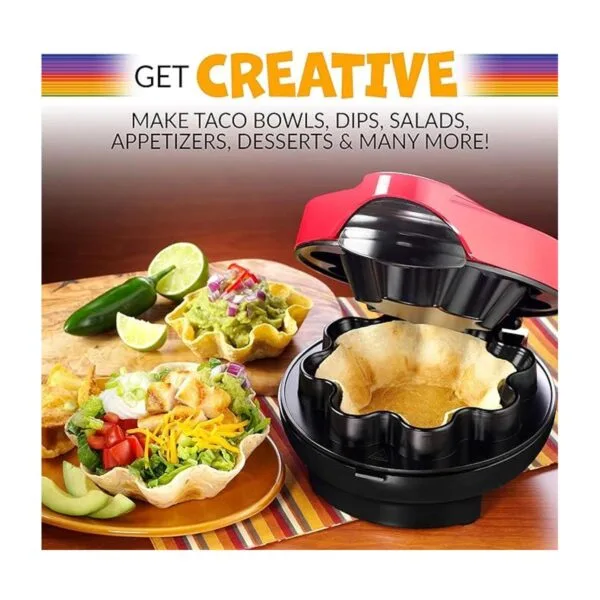 Taco Tuesday Máquina para cuencos de tortillas para usar_3