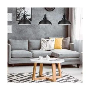 LOEHINLE Iluminación colgante vintage industrial lámparas_3