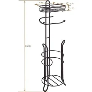 SunnyPoint Soporte de almacenamiento de papel higiénico