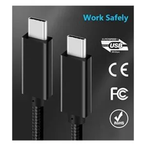 Cable de vídeo USB CC de 10 pies Cuxnoo 4 K USB tipo C_6