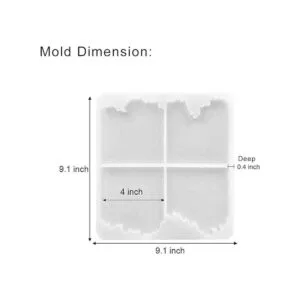 ResinWorld Moldes de resina para posavasos de 4 pulgadas_2