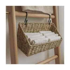 StorageWorks Woven Wall Baskets for Storage Seagrass_6