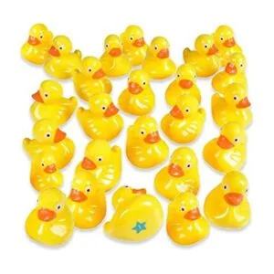 Gamie Juego de pato de plástico a juego incluye 20 patos_1