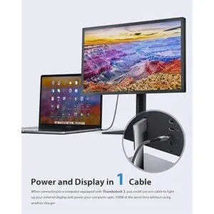 Cable USB C a USB C 3.2 6.6 pies100 W20 Gbps cable_3