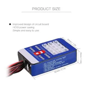 12 LED RC Kit de iluminación para