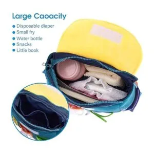 Busy Board Mochila para niños pequeños con hebillas y_4