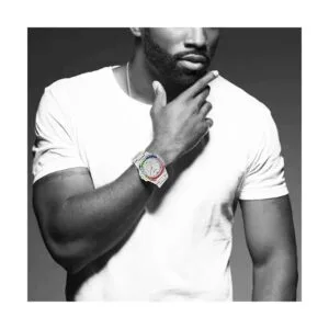 Reloj de pulsera de pulsera de acero inoxidable analógico_3