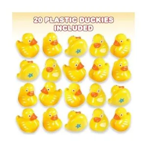 Gamie Juego de pato de plástico a juego incluye 20 patos_2
