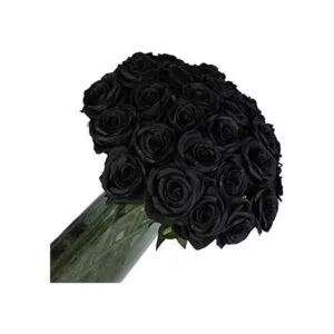 Laelfe 12 piezas de flores artificiales rosas de seda