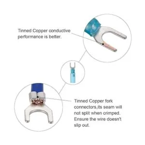 Haisstronica 120 conectores de horquilla termocontraíble_4