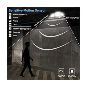 MEIKEE Luces LED de seguridad de 42 W luz de inundación