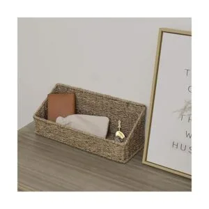 StorageWorks Woven Wall Baskets for Storage Seagrass_4