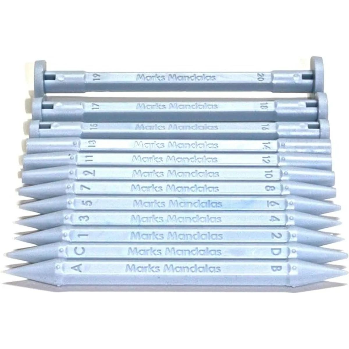 Marks Mandalas Juego de herramientas de punteado de 24_2