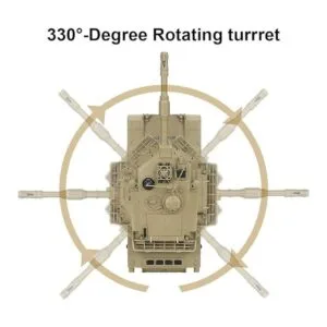 Tanque EAHUMM Rc 128 M1A2 Tanque del ejercito_5