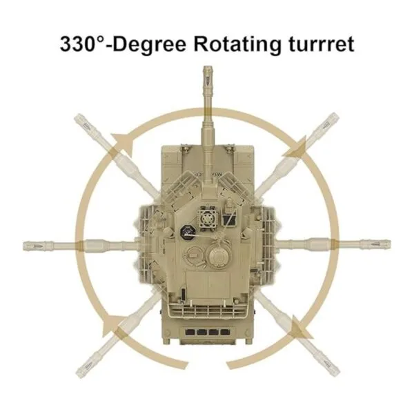 Tanque EAHUMM Rc 128 M1A2 Tanque del ejercito_5