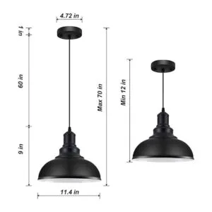 LOEHINLE Iluminación colgante vintage industrial lámparas_2