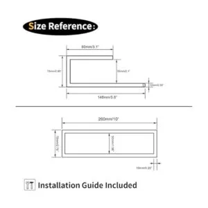 GERZWY Juego de accesorios de baño SUS 304 de acero_6