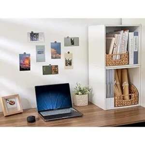 StorageWorks Water Hyacinth Wicker Baskets with Builtin_5