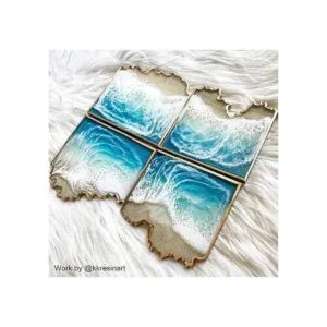 ResinWorld Moldes de resina para posavasos de 4 pulgadas_3