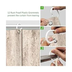 RosieLily Cortina de ducha de cactus cortina de ducha