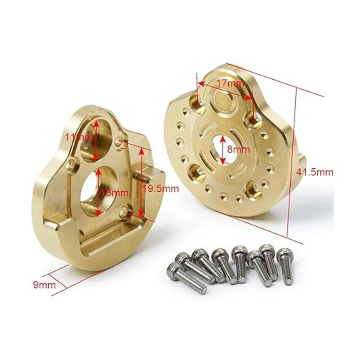 RCLions Carcasa exterior de latón pesado 2 piezas para_2