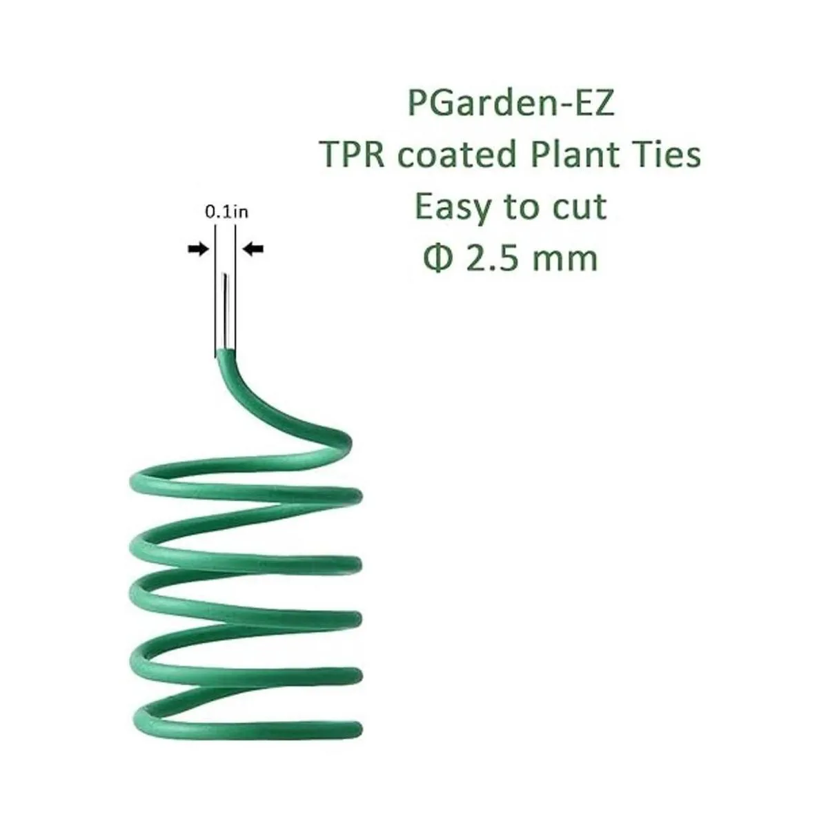 Lazos para plantas 32.8 pies de torsión suave de caucho_4