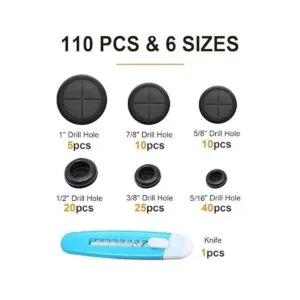 Kit de 110 ojales de goma de 1 pulgada 78 pulgadas 58_2