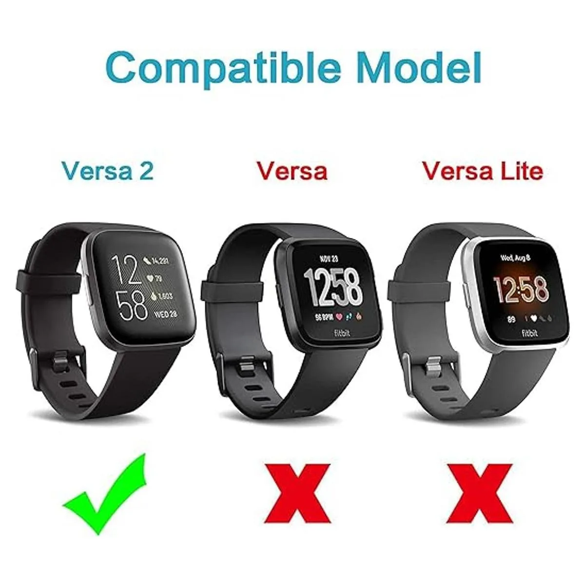 FitTurn Compatible con el cargador Fitbit Versa 2 de_2