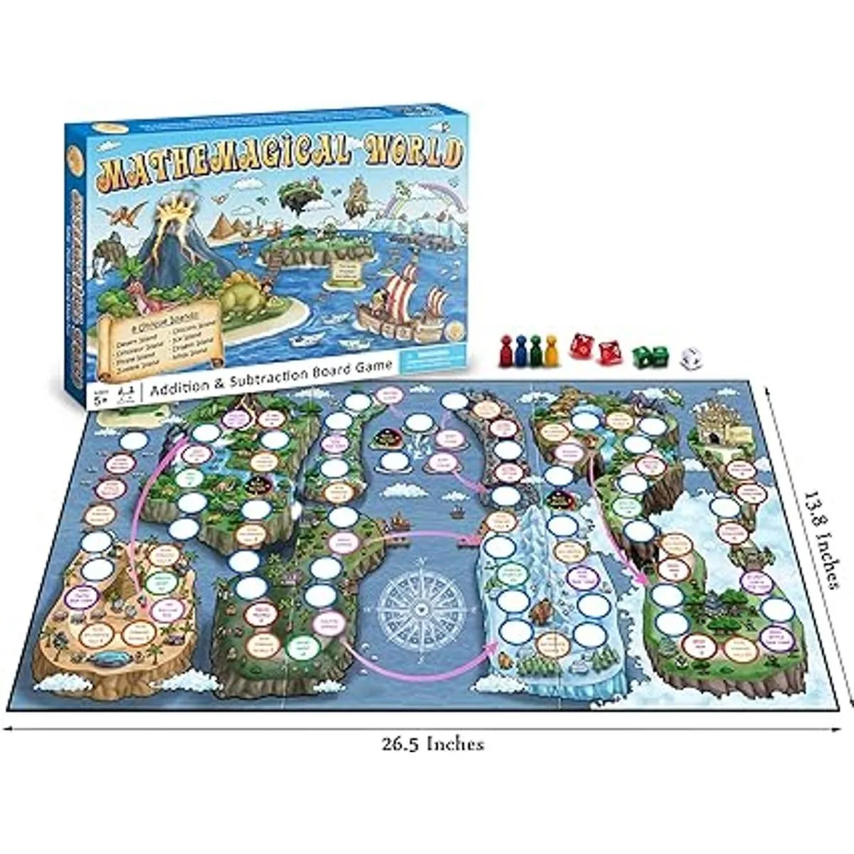 Mathemagical World Juego de mesa de matemáticas de suma y_2