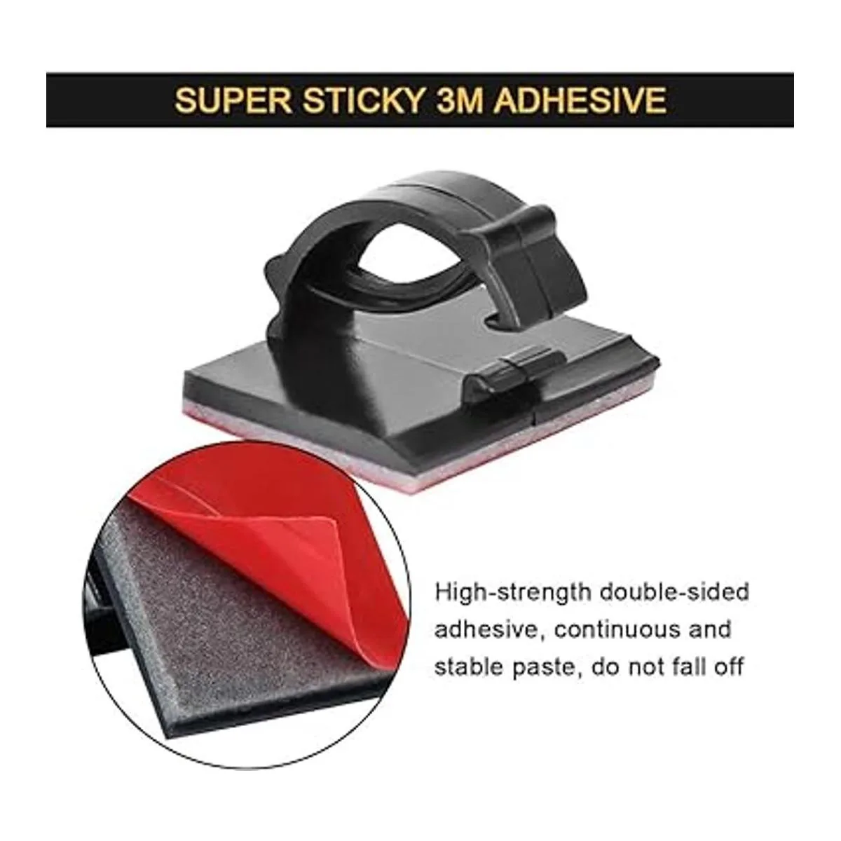 3M Clips autoadhesivos para cables para organizar cables_3