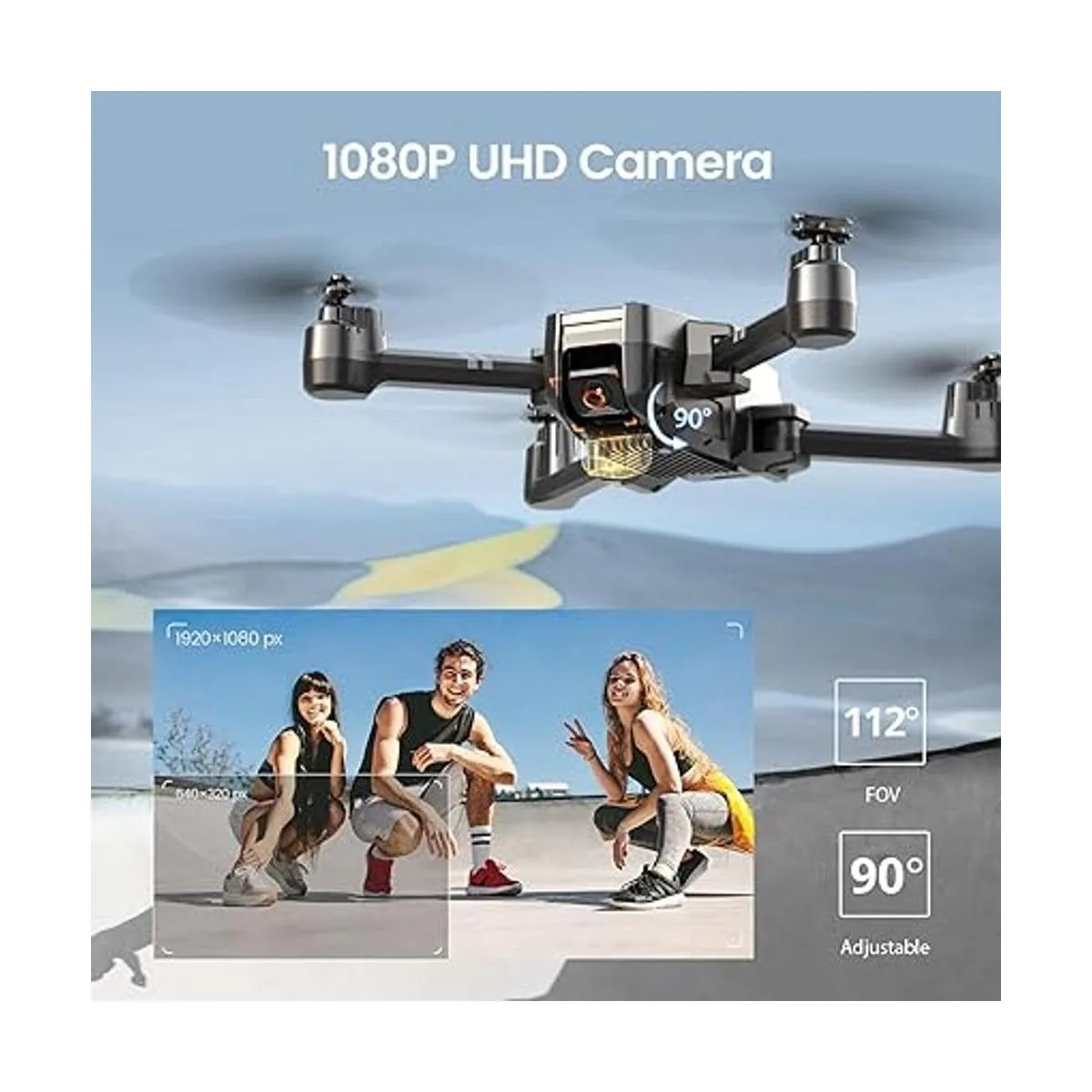 Holy Stone HS440 Dron FPV plegable con cámara WiFi 1080P_2