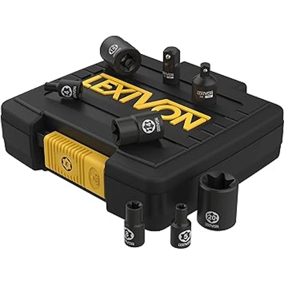 LEXIVON ETORX Juego de llaves de acero de aleación de