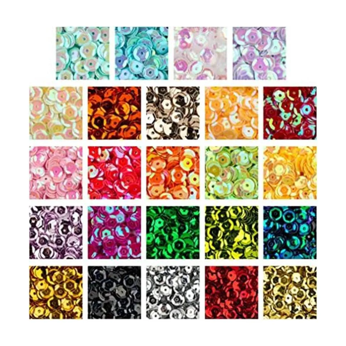 Crafare Lentejuelas sueltas de 0.276 in 16800 piezas de_1