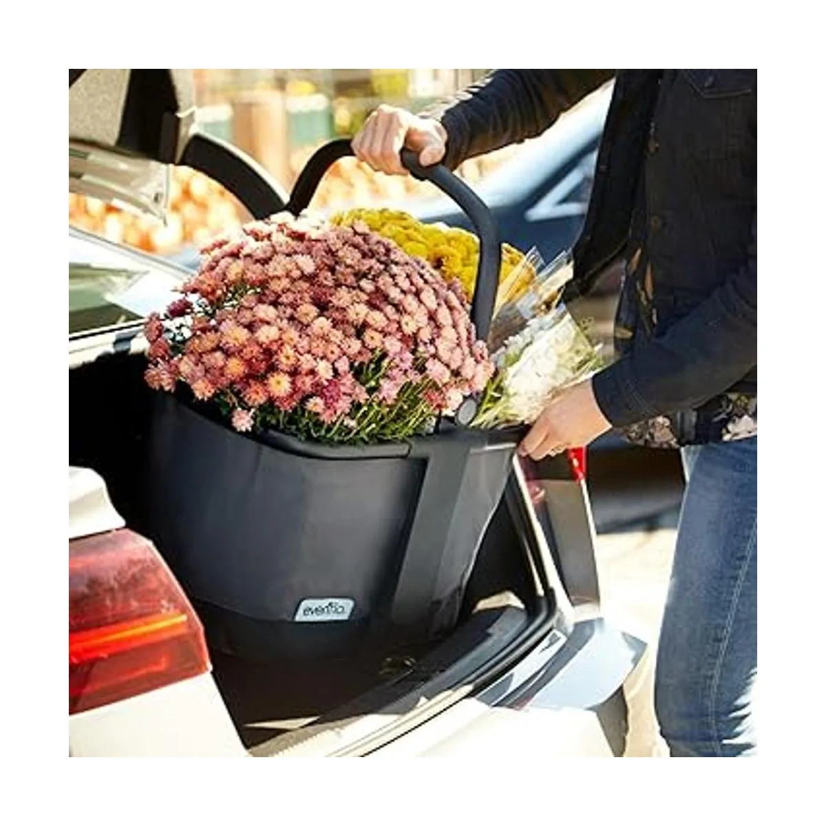 Evenflo Pivot Xpand Cesta de mercado para cochecitos gris_6