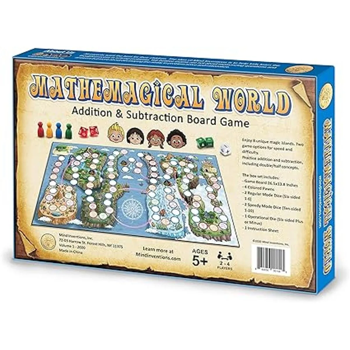 Mathemagical World Juego de mesa de matemáticas de suma y_6