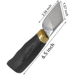 DUJISO cuchillo de cuero de ébano de madera cuchillo de