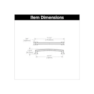 Hickory Hardware P3235MB Bridges Collection Pull 6516_6