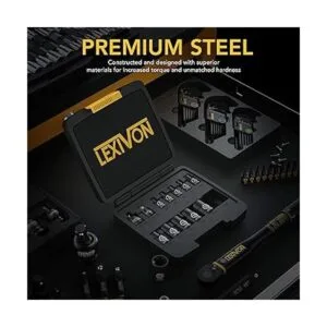 LEXIVON ETORX Juego de llaves de acero de aleación de