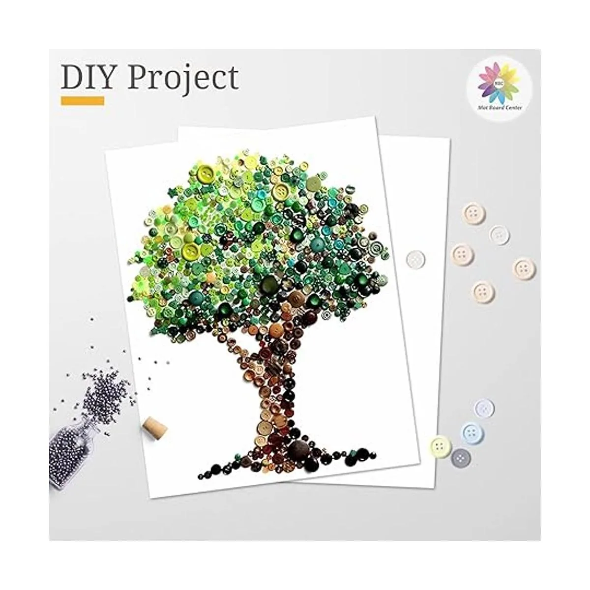 Centro de tablero tableros de respaldo blancos hoja