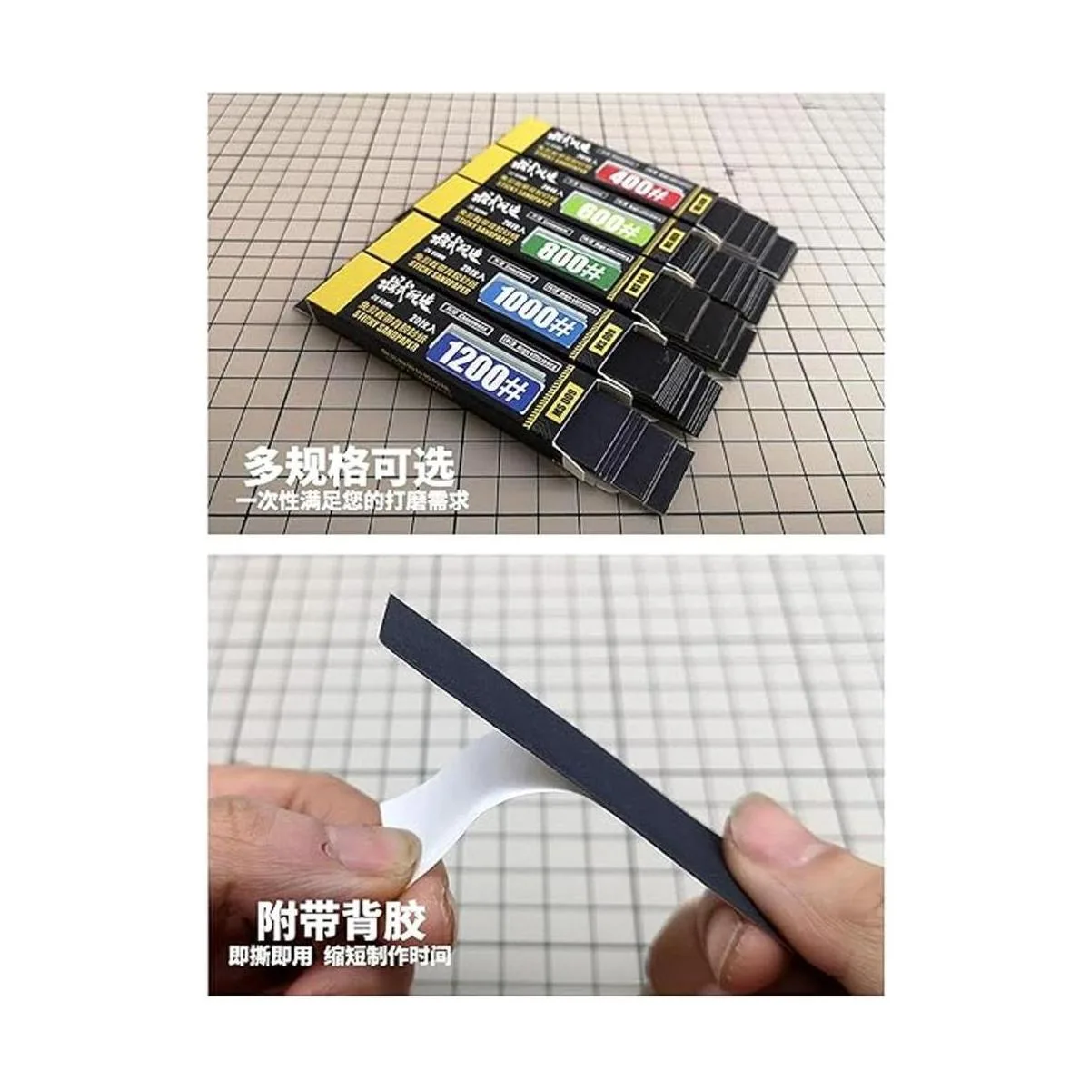 Herramientas de lijado abrasivo impermeable mojadoseco_3