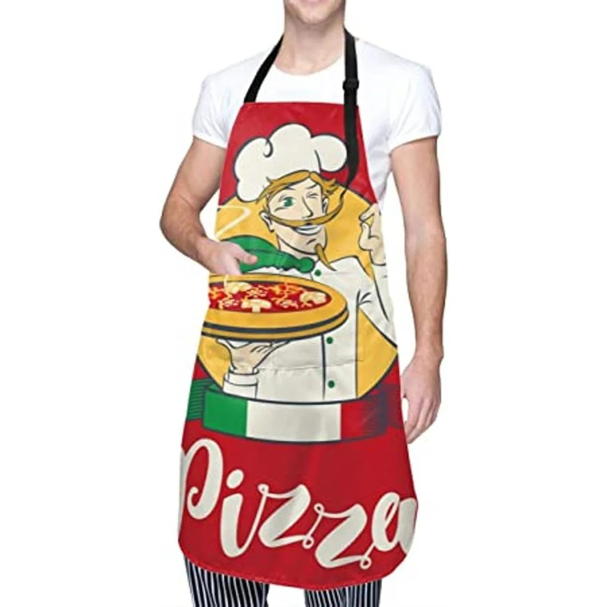Abucaky Delantal divertido impermeable para adultos con_1