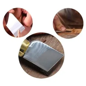 DUJISO cuchillo de cuero de ébano de madera cuchillo de