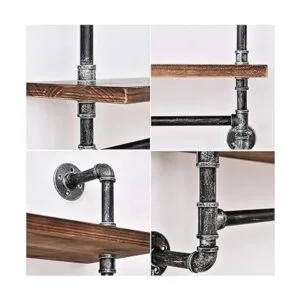 Estantes industriales para baño estantes de madera_5