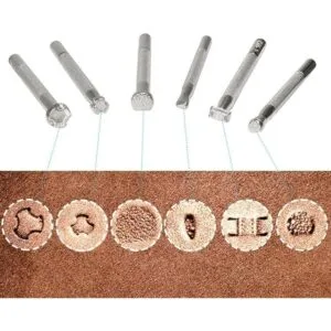DUJISO Juego de herramientas de estampación de cuero kit