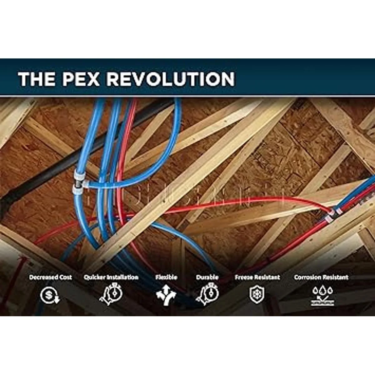 Highcraft Abrazadera de cable para aislamiento de tubos_5