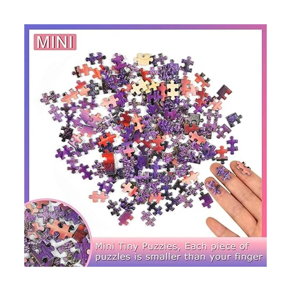 Paquete de 3 mini rompecabezas de paisaje 150 piezas para_4