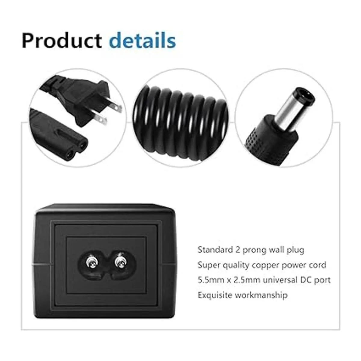 SHNITPWR Adaptador de fuente de alimentación de 24 V 24_4