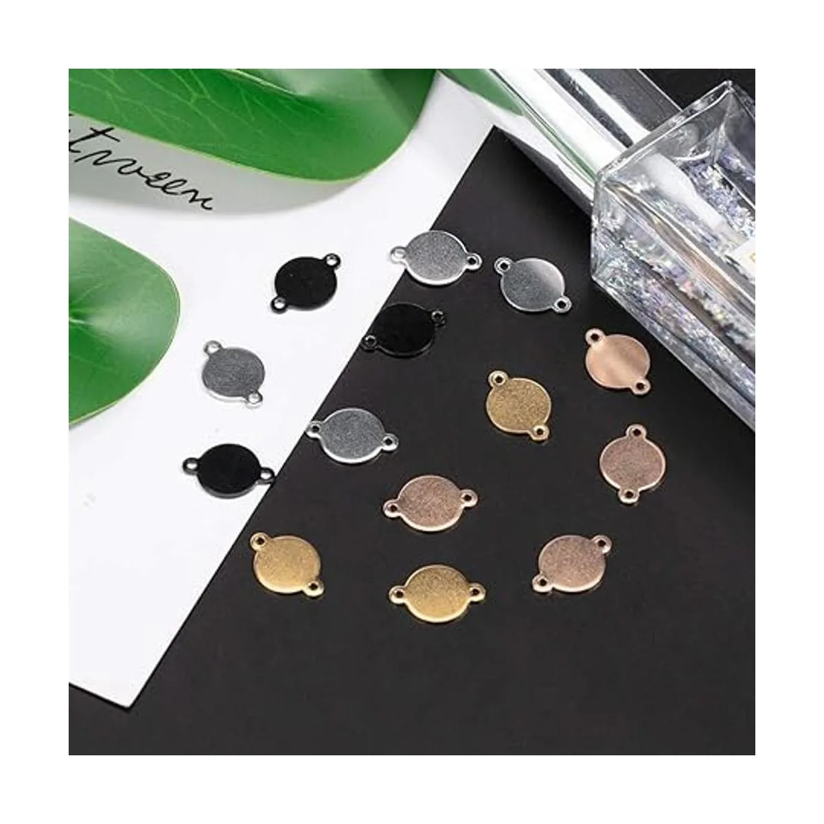 PH PandaHall 40 conectores de eslabones de acero