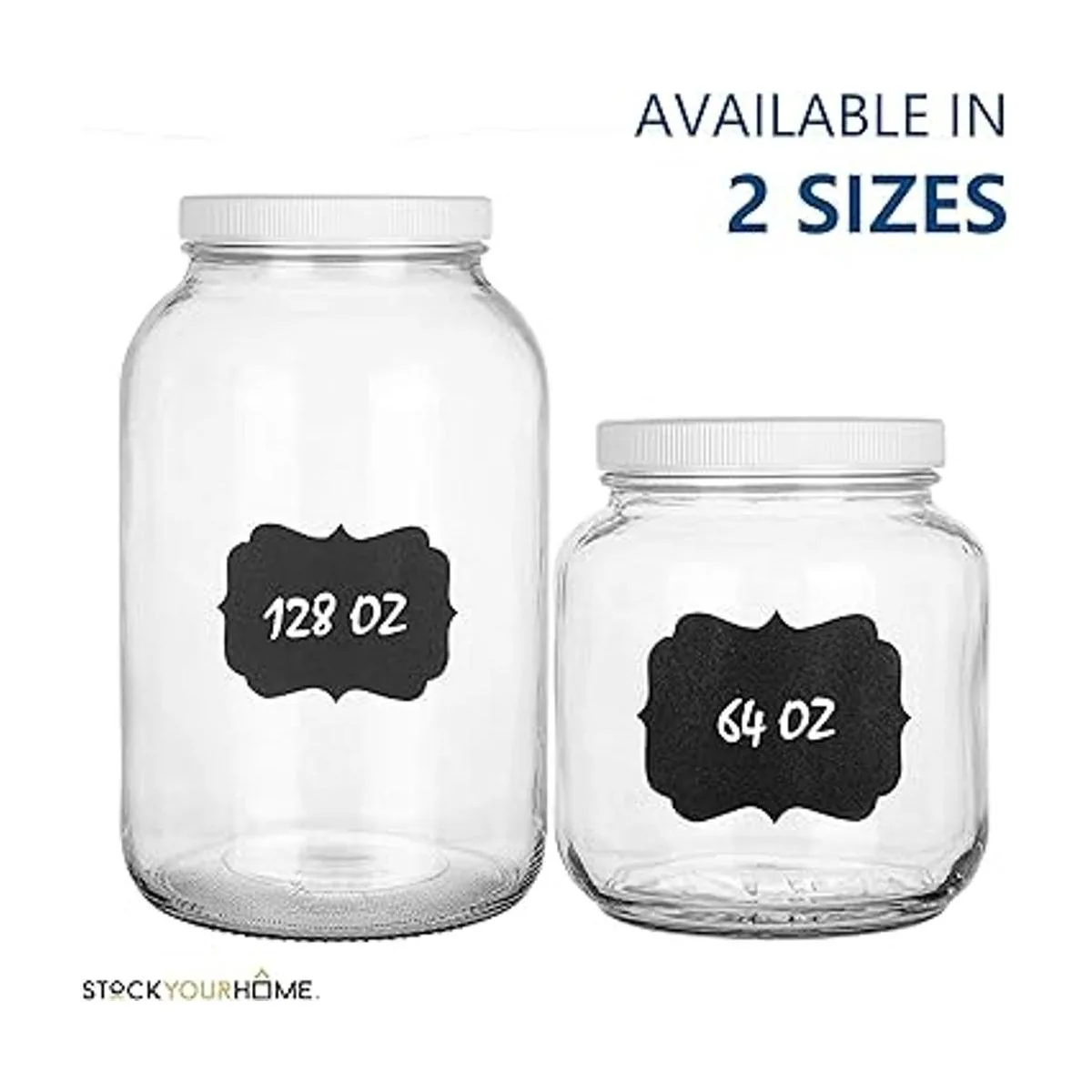 Tarro de vidrio de 128 onzas con tapa hermética de_6