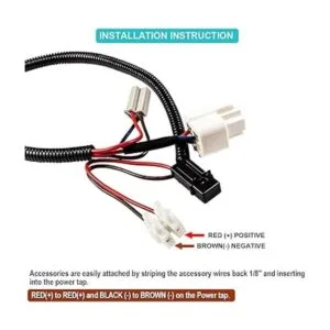 Adaptador de corriente de 12 voltios para Jeep Wrangler JL_4